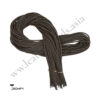 braided bolo leather cord 5-6mm black