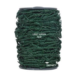 light green barbwire leather cord
