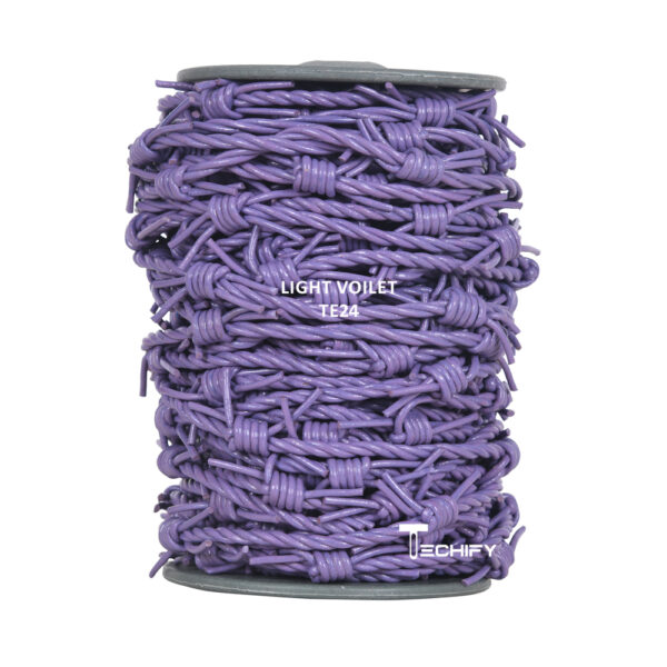 light Violet barbwire leather