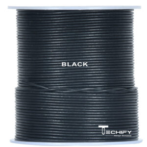 round leather cord black 2mm