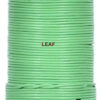 Round leather cord green color 3mm
