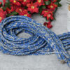 braided bolo leather cord antique marine blue