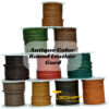 antique round leather cord colors