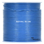 royal blue leather cord