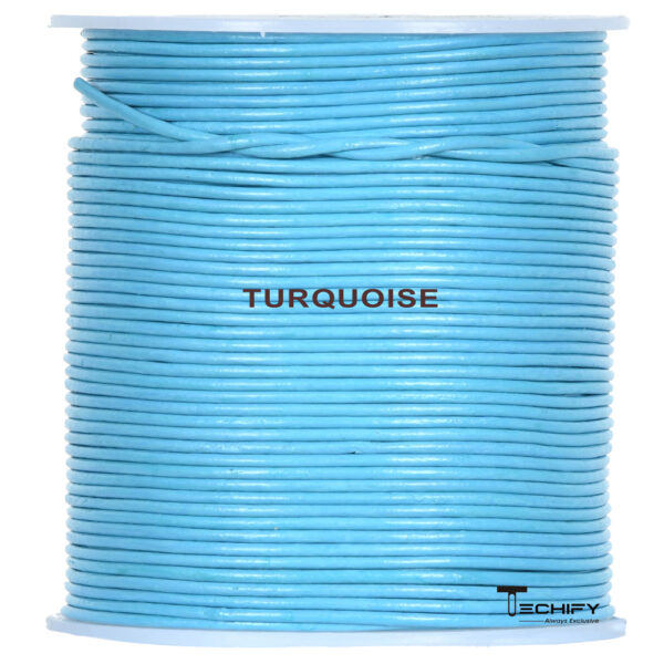 turquoise leather cord